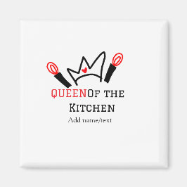 Imán Reina de la cocina chef cocinar añadir nombre a la