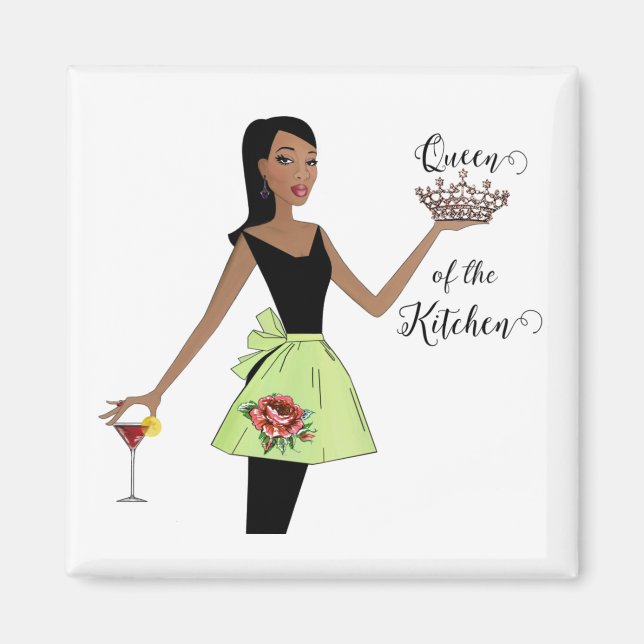 Imán "Reina de la cocina" MAGNET (Frente)