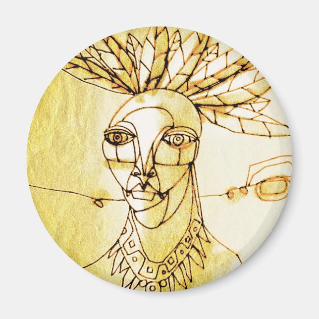 Imán reina de la palma (Frente)