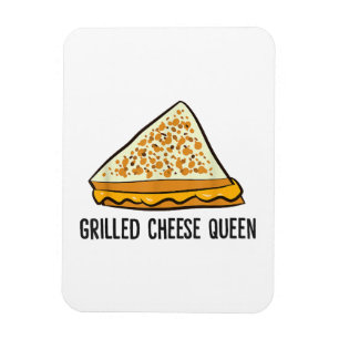 Imán Reina de Queso a la Parrilla Divertido Queso a la