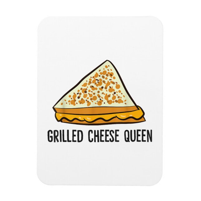 Imán Reina de Queso a la Parrilla Divertido Queso a la  (Vertical)