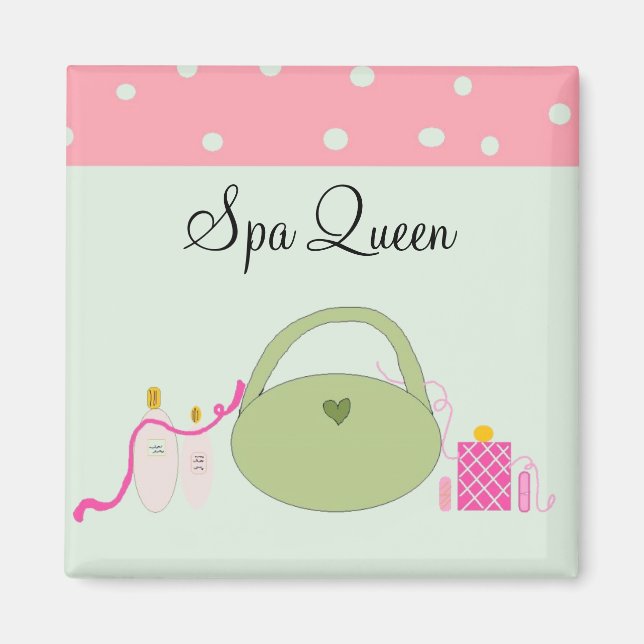 Imán Reina de Spa (Frente)