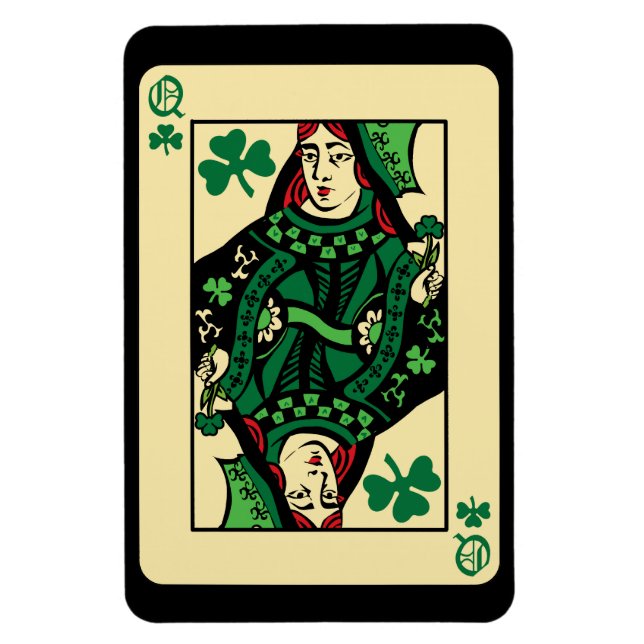 Imán Reina De Tréboles (Vertical)