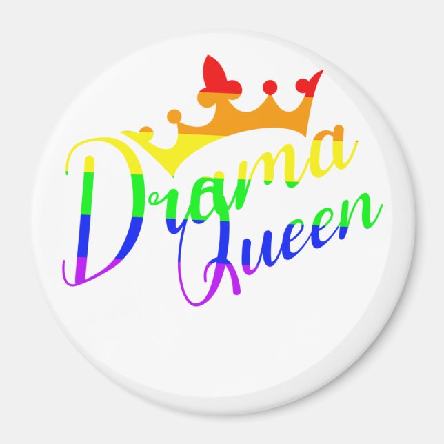 Imán Reina del drama | Orgullo LGBTQ+ (Frente)