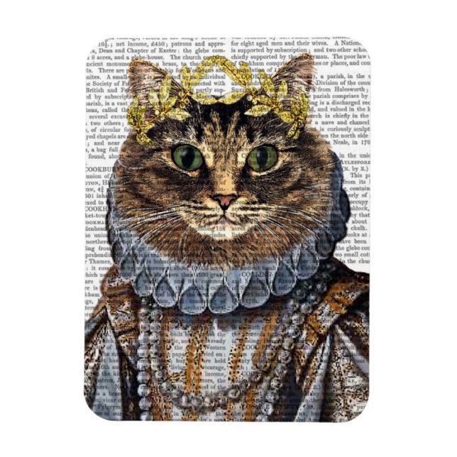 Imán Reina del gato (Vertical)