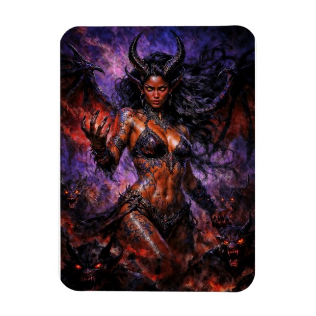 Imán Reina del Infierno Lilith (Vertical)