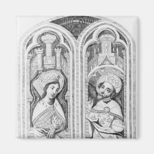 Imán Reina Eleanor y Henry III, tomados antiguo