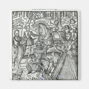 Imán Reina Elizabeth I en una caza del macho