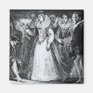 Imán Reina Elizabeth I Francis Drake Knighting