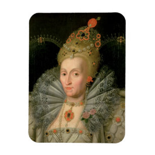 Imán Reina Elizabeth I (retrato de la longitud del
