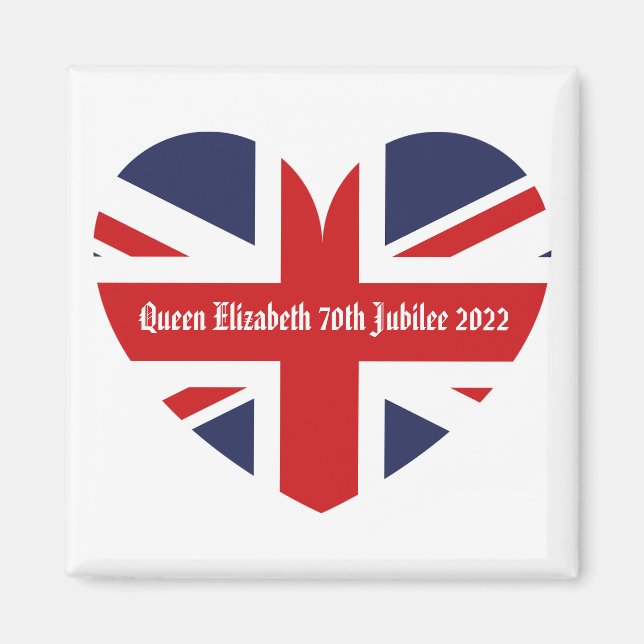 Imán Reina Isabel 70 de Jubileo (Frente)