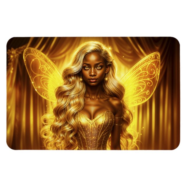 Imán Reina majestuosa de fantasía en un reino mágico do (Horizontal)