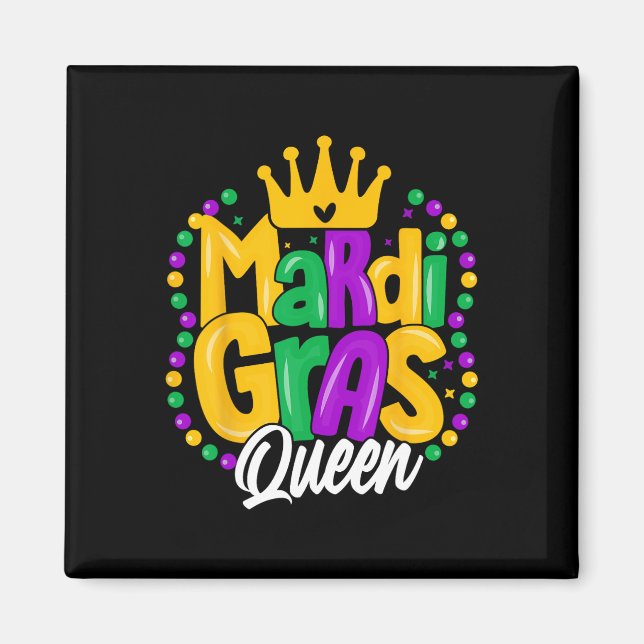 Imán Reina Mardi Gras (Frente)