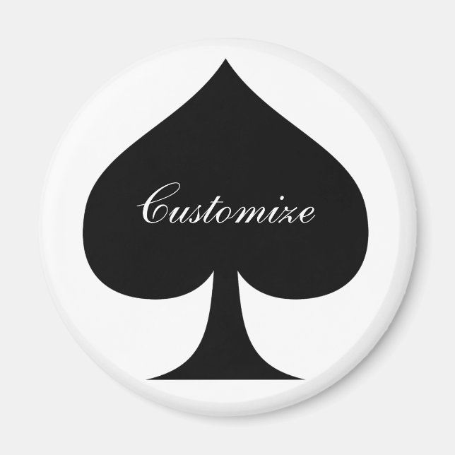 Imán Reina negra de espadas Black Thunder_Cove (Frente)