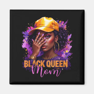 Imán Reina negra mamá feliz día de las madres afro afri