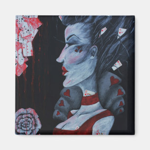 Imán Reina Roja de Corazones Alice Wonderland Fantasía