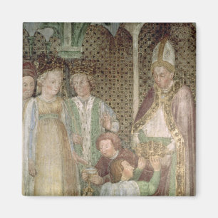 Imán Reina Theodolinda y papa Gregory el grande
