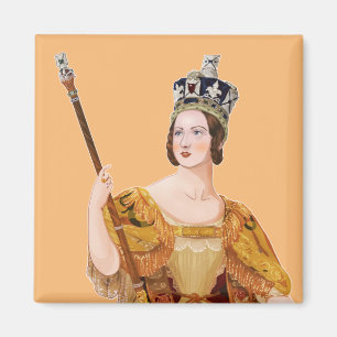 Imán Reina Victoria - ilustraciones históricos