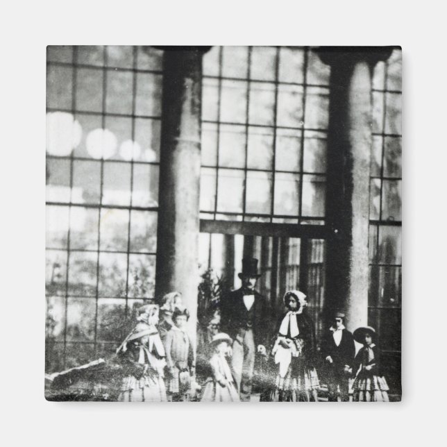 Imán Reina Victoria y Príncipe Alberto con sus (Frente)