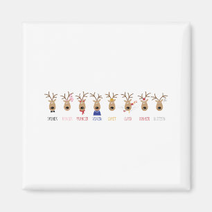 Imán Reindeer de Santas