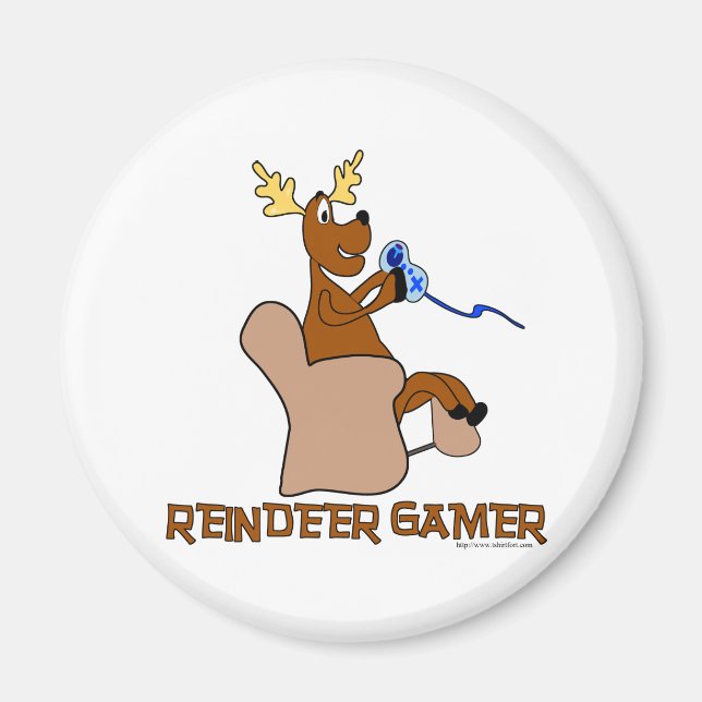 Imán Reindeer Gamer (Frente)