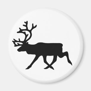 Imán Reindeer Silhouette