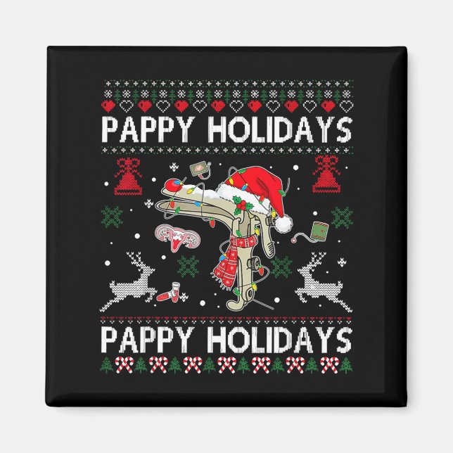 Imán Reindeer Speculum Obgyn Nurse Ugly Christmas Obste (Frente)