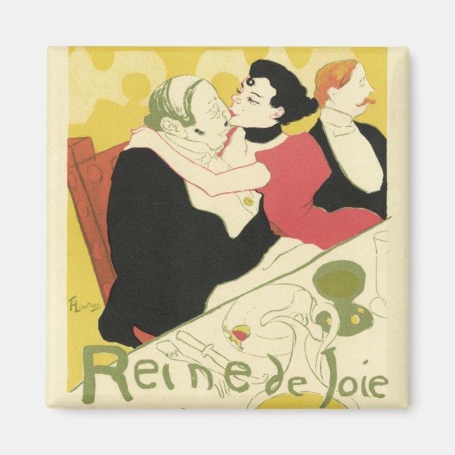 Imán Reine de Joie (Reina del Placer) Toulouse Lautrec (Frente)