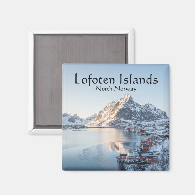 Imán Reine Lofoten Noruega (Anverso/Reverso)
