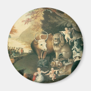 Imán Reino Pacífico por Edward Hicks Arte Popular Vinta