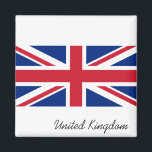Imán Reino Unido (Bandera Británica) (Union Jack) (Rein<br><div class="desc">Este diseño presenta la bandera nacional del Reino Unido, también conocida como Union Jack. La bandera también es conocida como la Bandera de la Unión Real en Canadá. Se remonta a principios del siglo XVII, cuando James I había heredado los tronos inglés e irlandés, que le permitían unir a Inglaterra,...</div>