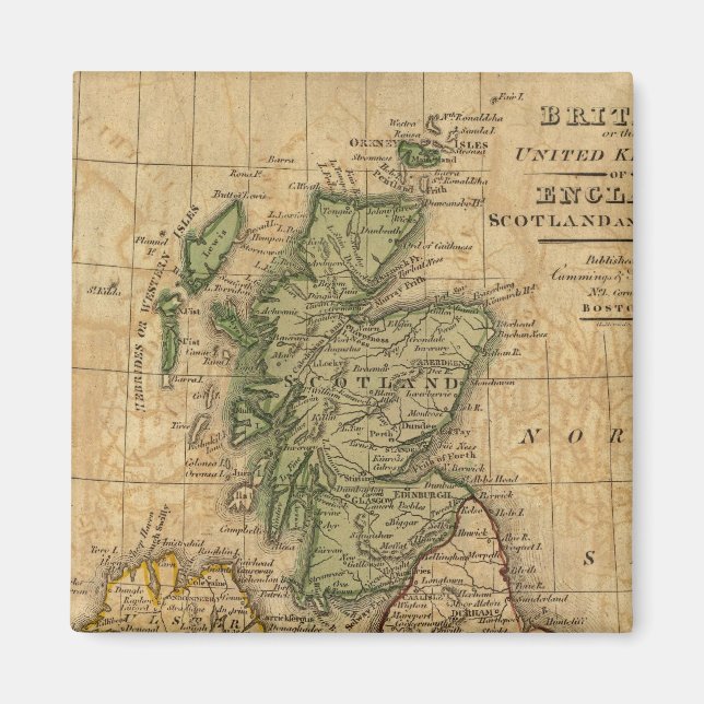 Imán Reino Unido de Inglaterra, Escocia e Irlanda (Frente)