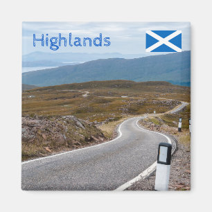 Imán Reino Unido, Escocia - Carretera de un solo carril