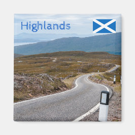 Imán Reino Unido, Escocia - Carretera de una sola vía