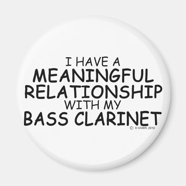Imán Relación significativa Bass Clarinet (Frente)