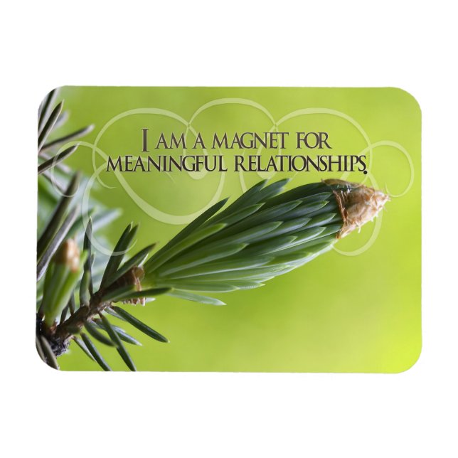 Imán "Relaciones significativas" Motivación Afirmación (Horizontal)