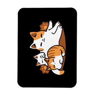 Imán Relajando el arte del gato - 'Días de furor perezo