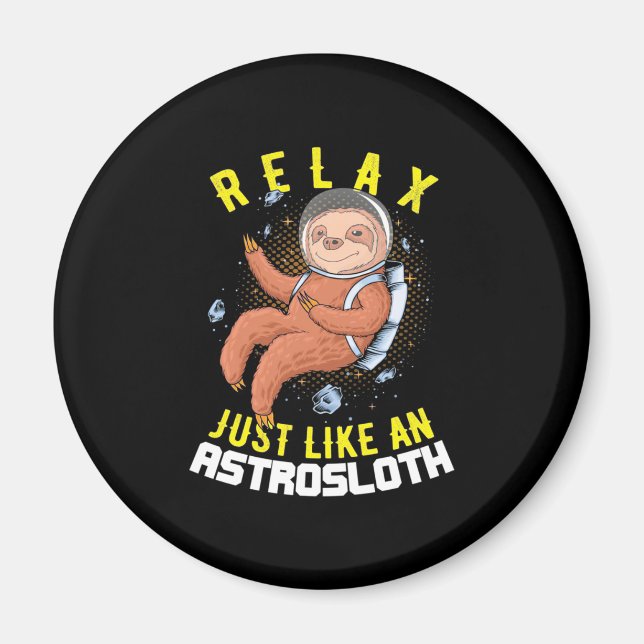 Imán Relájate Igual Que Un Astronauta (Frente)