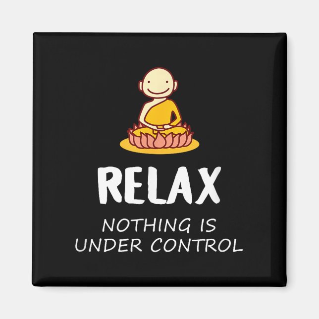 Imán Relájate, Nada Está Bajo Control - Buda (Frente)