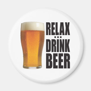 Imán Relaje la cerveza de la bebida