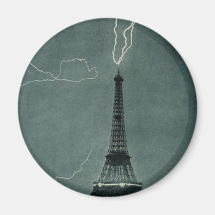 Imán Relámpago golpeando la Torre Eiffel