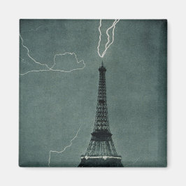 Imán Relámpago golpeando la Torre Eiffel