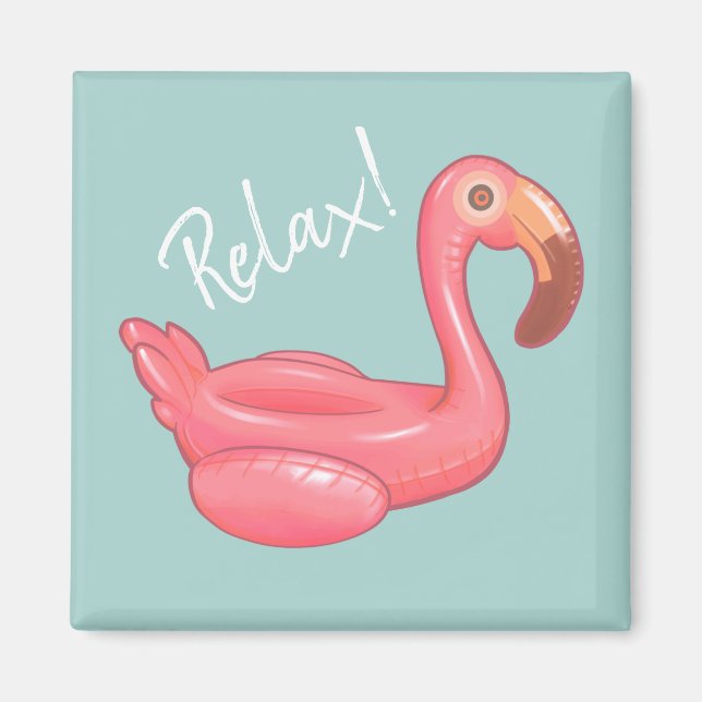 Imán Relax Flamingo Float (Frente)