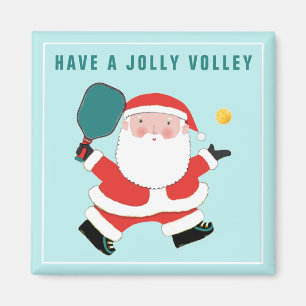Imán Relleno de calcetín de Navidad de Pickleball