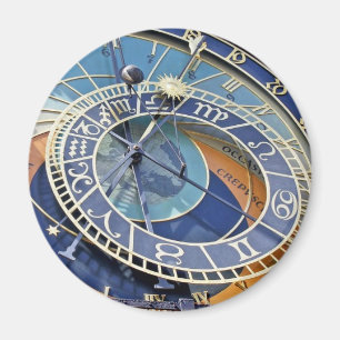 Imán Reloj astronómico, ciudad vieja, Praga