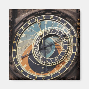 Imán Reloj Astronómico En Praga