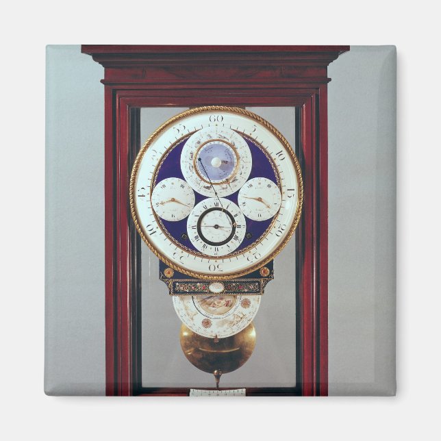 Imán Reloj con cuatro diales y señales de (Frente)