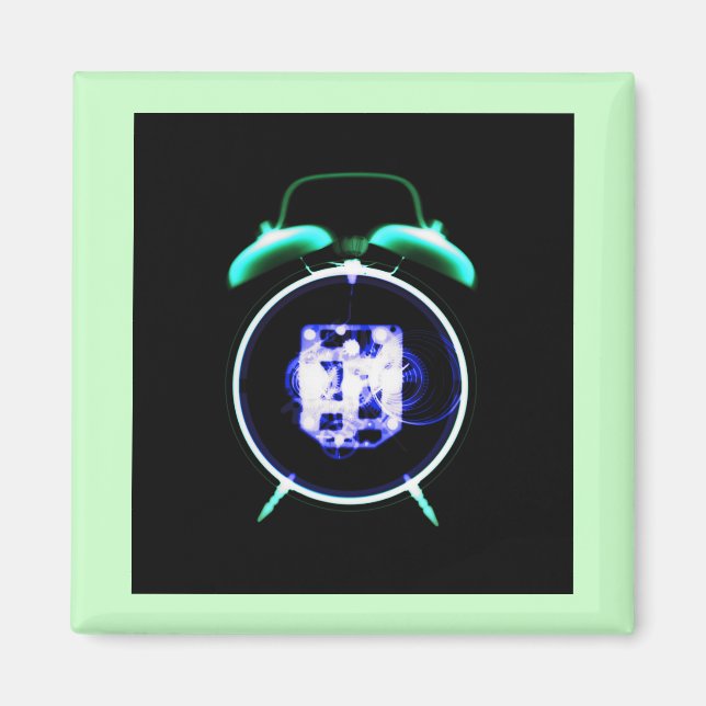 Imán Reloj de alarma de rayos X de moda antiguo - Origi (Frente)