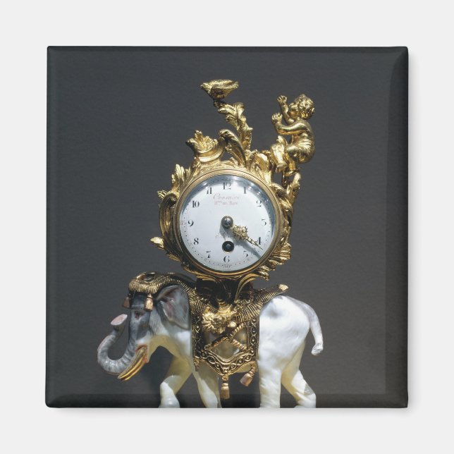 Imán Reloj de escritorio (Frente)