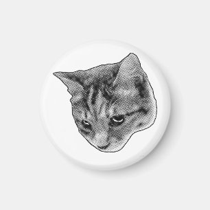 Imán Reloj de frigorífico, franjas suaves